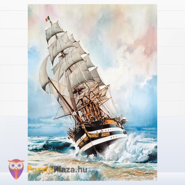 1000 darabos Amerigo Vespucci Hajó Puzzle kirakott képe a Clementonitól