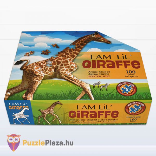 100 darabos bébi zsiráf forma puzzle junior, Wow Toys fektetve