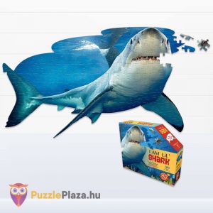 100 db-os Cápa Forma Puzzle Junior - Wow Toys kirakott puzzle és doboz