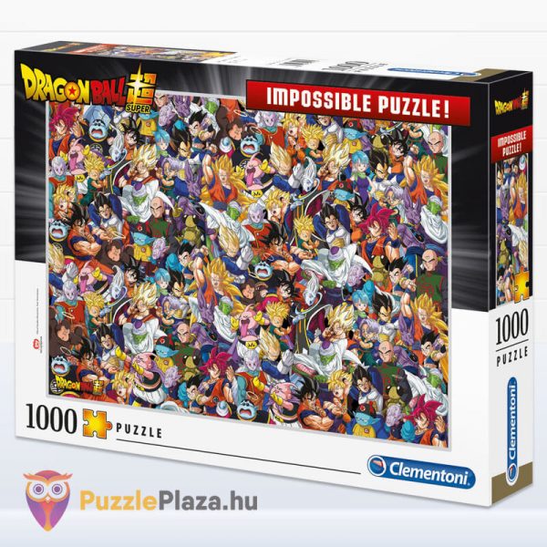 1000 darabos Dragon Ball Lehetetlen Puzzle, Clementoni 39489 oldalról