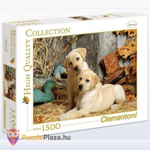 1500 darabos labdradorok puzzle. Clementoni 31976
