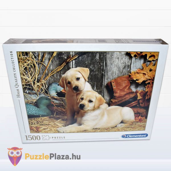 1500 darabos labdradorok puzzle. Clementoni 31976