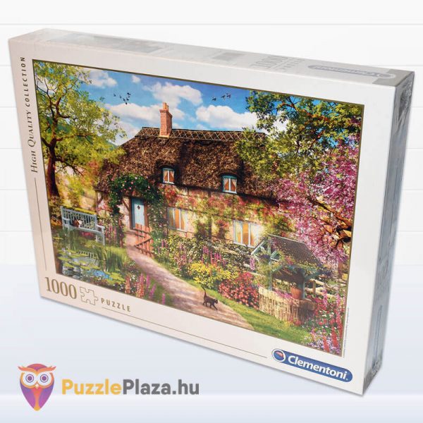 1000 darabos öreg kunyhó puzzle, Clementoni High Quality Collection 39520 oldalról