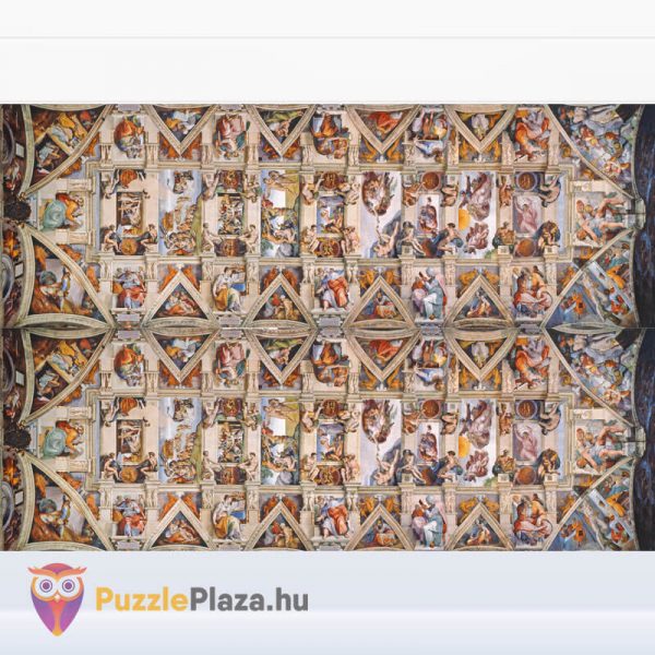 1000 darabos Sixtus Kápolna - Michelangelo Museum Collection Puzzle - Clementoni 39498 kirakott kép