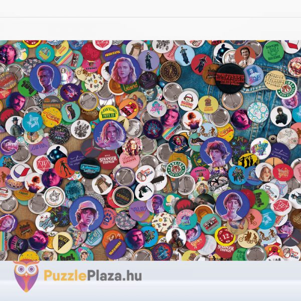 1000 darabos Stranger Things Lehetetlen Puzzle. Clementoni 39528 kirakott kép