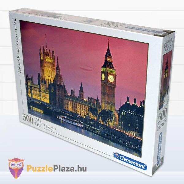 500 darabos Big Ben, London Puzzle, Clementoni - High Quality Collection 30378 elforgatva