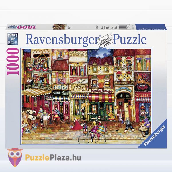 1000 darabos Franciaország utcái puzzle - Ravensburger 19408