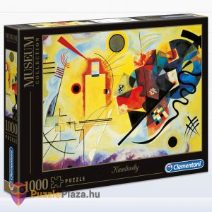 1000 darabos Kandinszkij (Sárga, Vörös, Kék) Puzzle - Clementoni Múzeum Kollekció 39195