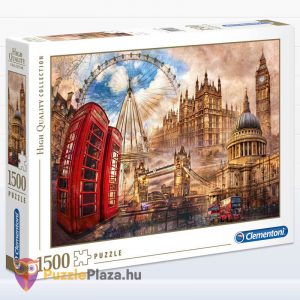1500 darabos Londoni Nosztalgia Puzzle, Clementoni 31807