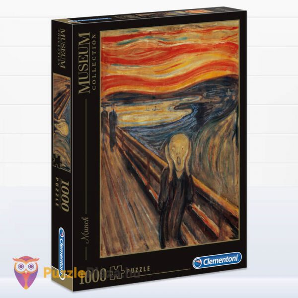1000 darabos Munch - A Sikoly Puzzle - Clementoni Múzeum Kollekció 39377