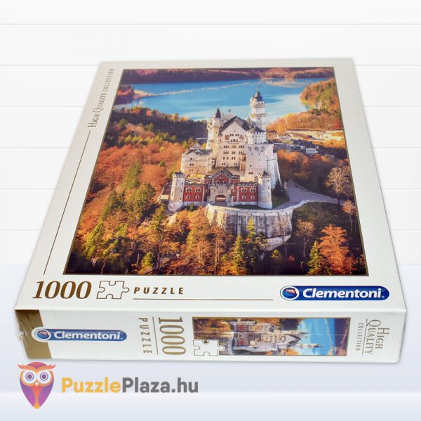 Neuschwanstein Kastély puzzle fektetve - 1000 db - Clementoni 39382