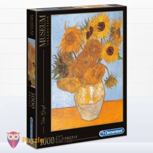 1000 darabos Van Gogh - Napraforgók Puzzle - Clementoni Múzeum Kollekció 31438