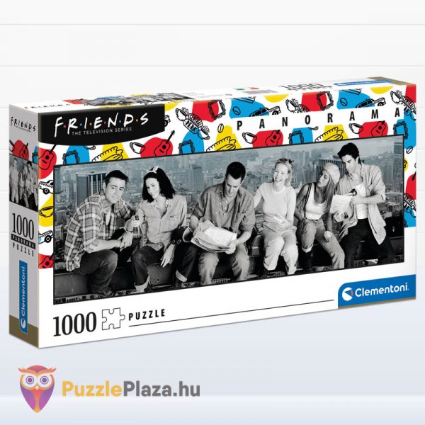 1000 darabos jóbarátok panoráma puzzle. Clementoni 39588