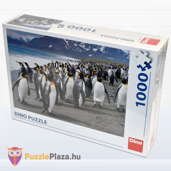 1000 darabos király pingvin puzzle - Dino balról