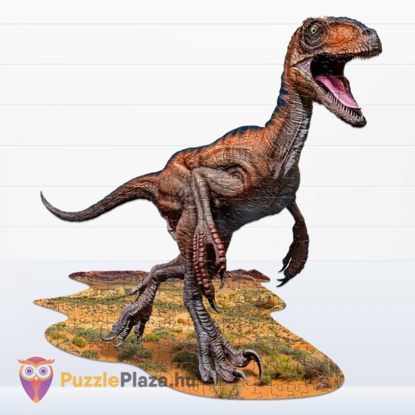 100 darabos raptor forma puzzle kirakott képe - Wow Toys