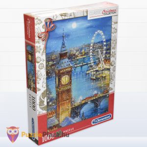 1000 darabos, A Big Ben póhelyhei puzzle doboza balról - Clementoni 39319