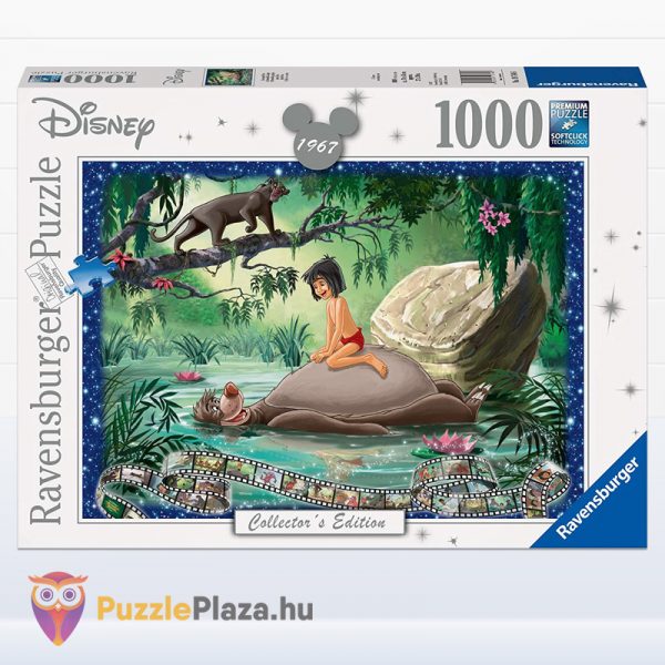 1000 db-os A Duzsungel könyve puzzle, a Disney Collectors Edition egyik tagja. Ravensburger 19744