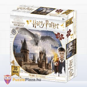 500 darabos Harry Potter 3D puzzle - Roxfort és Hedwig doboza