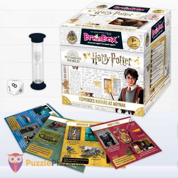Harry Potter Brainbox memória fejlesztő játék doboza és tartalma