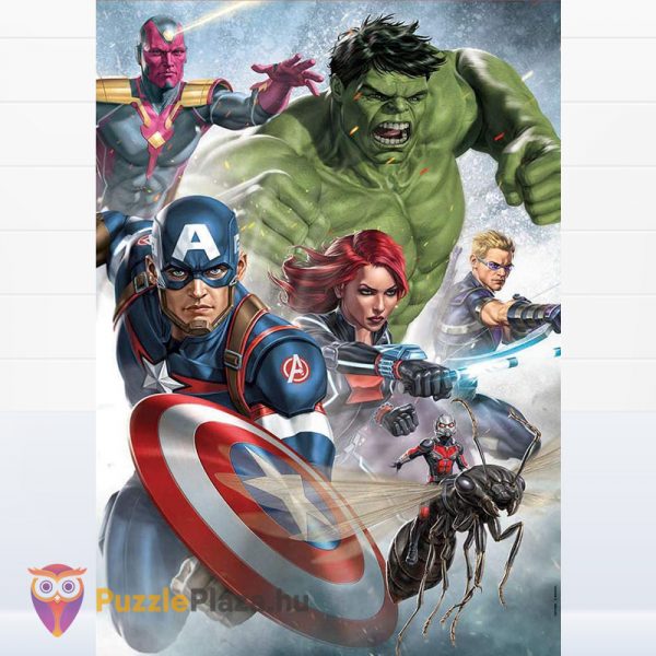 500 db-os (Marvel: Avengers) Bosszúállók puzzle, Hulk, Amerika kapitánya, Hangyaember és a többi szuperhős - Educa 17994