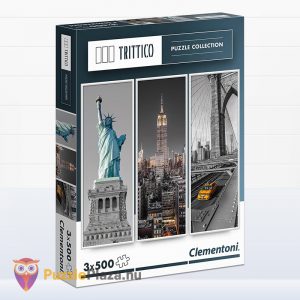 3x500 darabos New York puzzle - Trittico Collection, Clementoni 39305