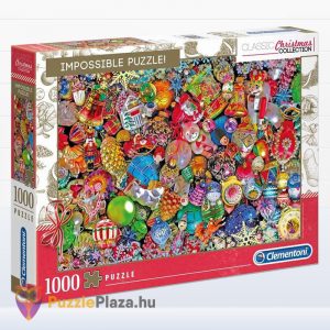 1000 darabos vidám Karácsony lehetetlen puzzle - Clementoni 39585 (Christmas Edition)