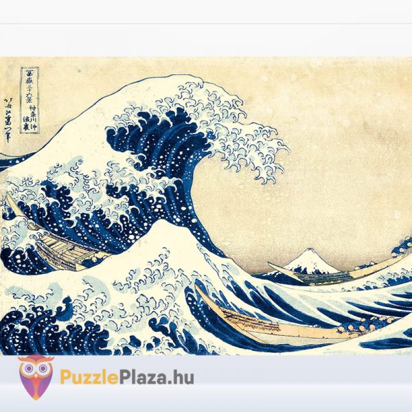 1000 db-os Hokusai: A nagy hullám Kanagavánál puzzle kirakott képe - Museum Collection - Clementoni 39378