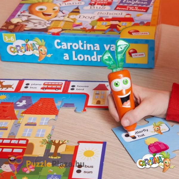 Carotina Happy English interaktív angol oktató játék közben gyerekeknek