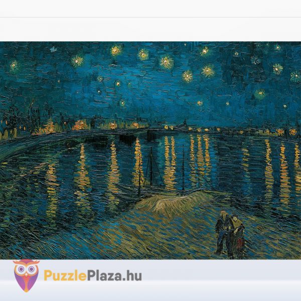 1000 darabos Csillagos éj a Rhona fölött puzzle kirakott képe - Múzeum kollekció - Clementoni 39344