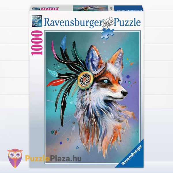 1000 darabos bohókás róka fantasy puzzle doboza előről - Ravensburger 16725