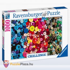 1000 darabos gombok puzzle doboza - Ravensburger Challange 16563