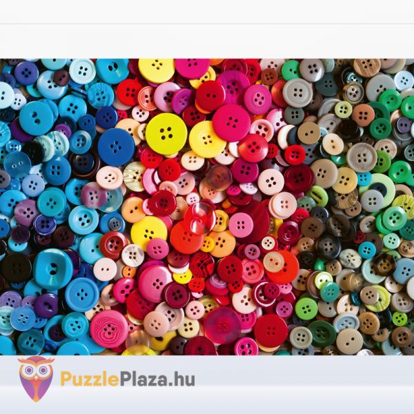 1000 darabos gombok puzzle kirakott képe - Ravensburger Challange 16563