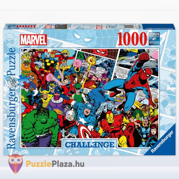 1000 darabos Marvel küldetés puzzle doboza - Ravensburger - Challange 16562