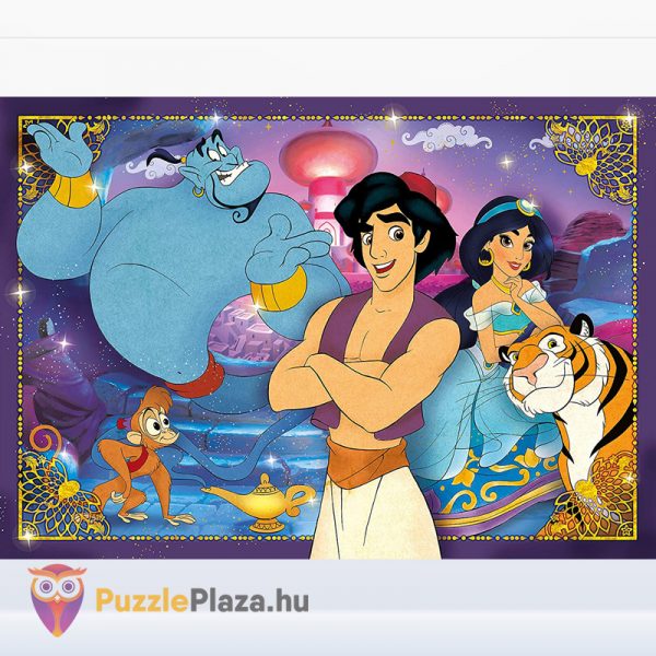 60 darabos Aladdin puzzle kirakott képe - Clementoni Supercolor Puzzle 26053