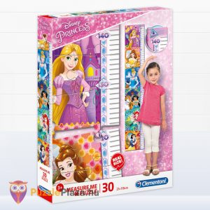 30 db-os Disney Hercegnők puzzle doboza magasságmérő funkcióval. Clementoni Mérj Meg! 20328