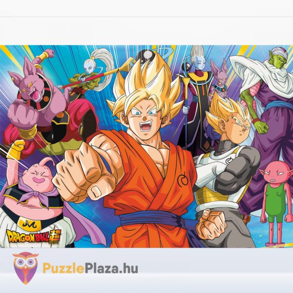 180 db-os Dragon Ball puzzle kirakott képe - Clementoni Super Színes (SuperColor) 29755