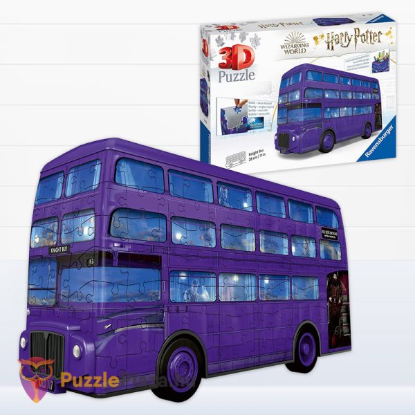 216 db-os Harry Potter 3D puzzle: Kóbor grimbusz doboza és kirakott képe - Ravensburger 11158