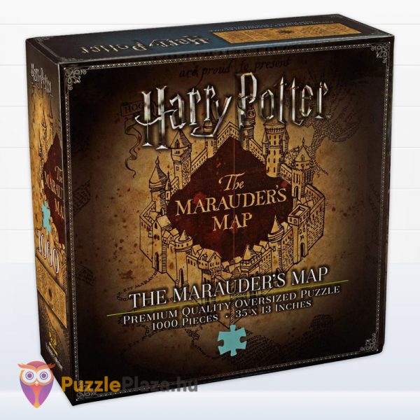 1000 darabos Harry Potter: Tekergők térképe puzzle doboza oldalról - Noble Collection