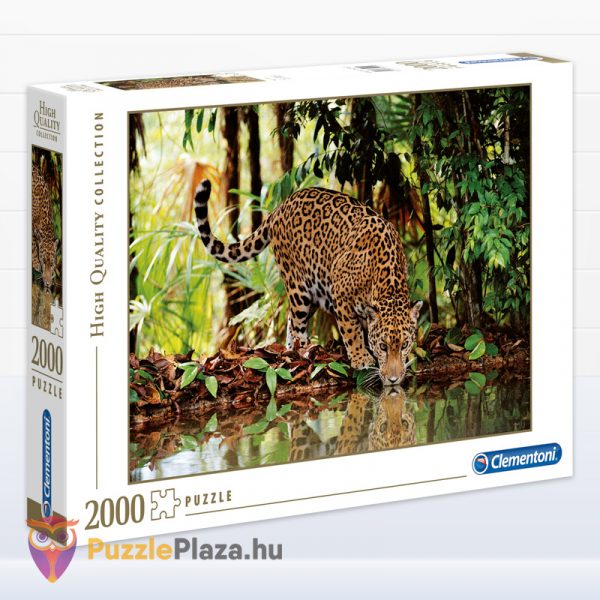 2000 darabos leopárd puzzle doboza - Clementoni 32537 kirakó