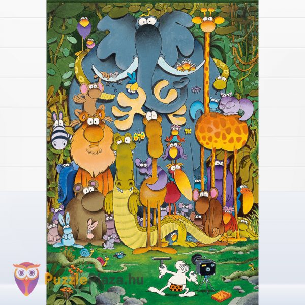 180 darabos Mordillo: a kép puzzle kirakott képe - Clementoni Szuper Színes (SuperColor) 29204