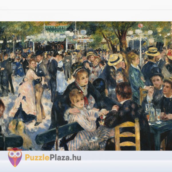 1000 db-os Renoir: Bál a Moulin de la Galette-ben puzzle kirakott képe - Clementoni Museum Collection 31412