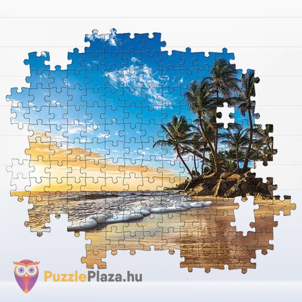 1500 darabos trópusi napkelte puzzle részlete - Clementoni 31681