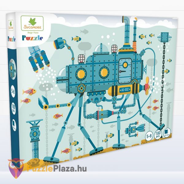 100 darabos Víz alatti világ gyerek puzzle - Sycomore