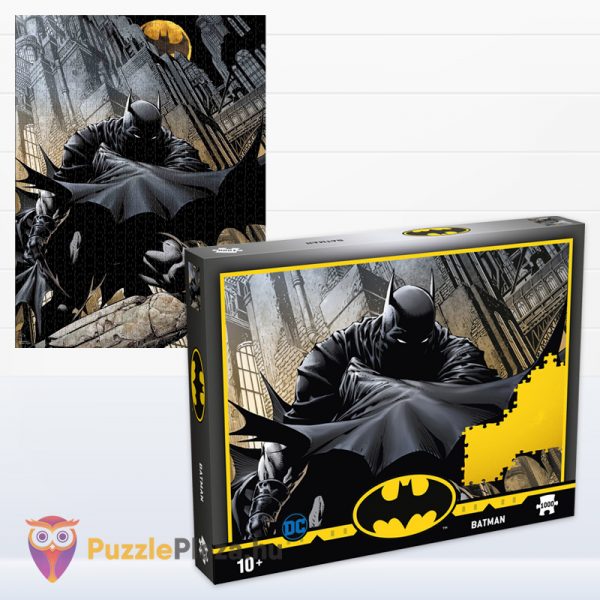 1000 darabos DC Comics: Batman puzzle képe és doboza - Winning Moves