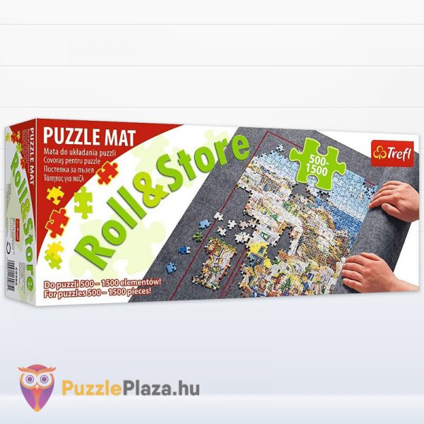 Feltekerhető puzzle tároló szőnyeg 500, 1000, 1500 darabos kirakókhoz - Trefl 60985