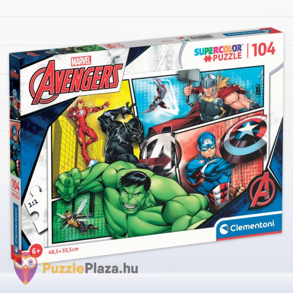 104 darabos Marvel: Bosszúállók puzzle - Clementoni Szuper Színes (Supercolor) 27284