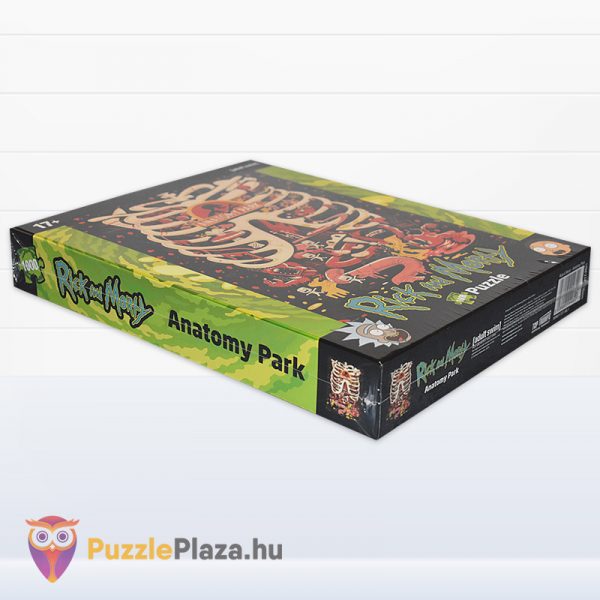 Rick és Morty puzzle: Anatómia park doboza fektetve - 1000 db - Winning Moves
