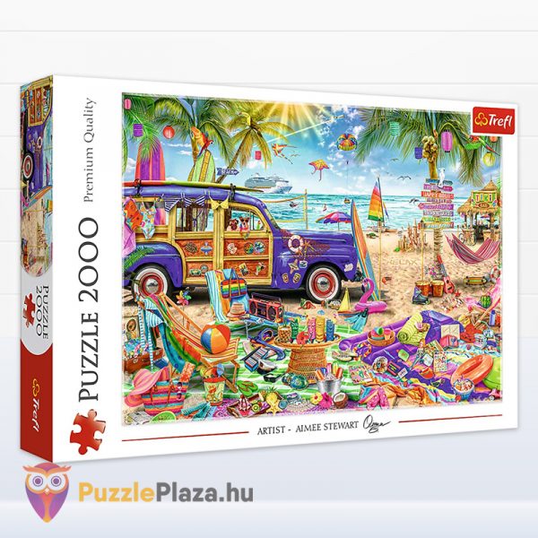 2000 darabos trópusi vakáció festmény puzzle - Trefl 27109