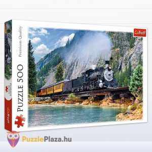 500 darabos vonat a hegyekben puzzle - Trefl 37379