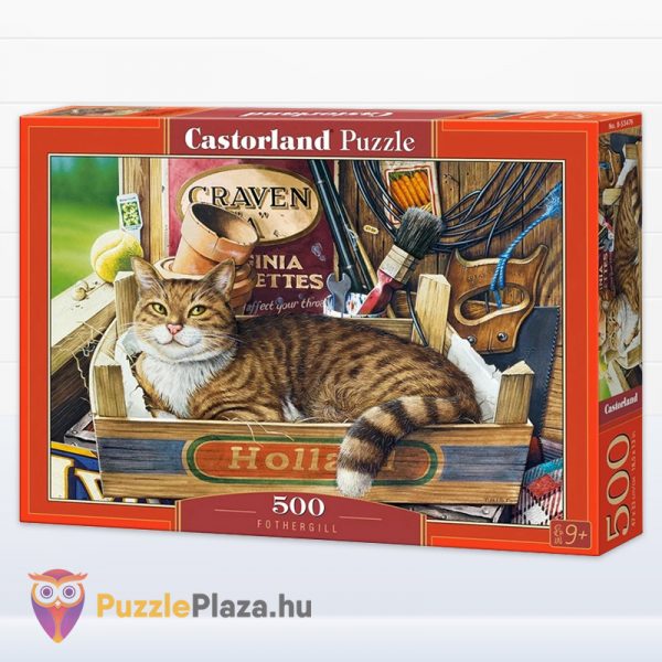 500 darabos A kertész cicája puzzle - Castorland B-53476